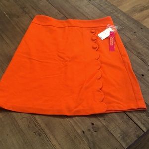 Orange skirt NWT size 6